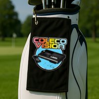 Colecovision Retro Vintage Video Game Gamer Golf Towel