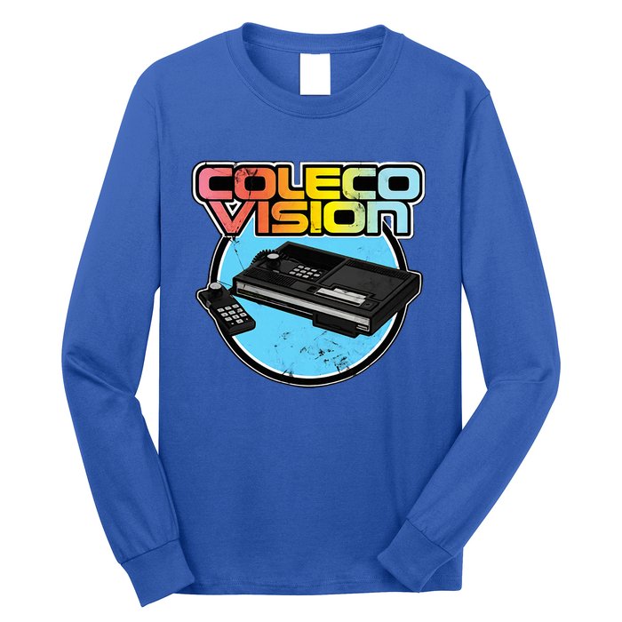 Colecovision Retro Vintage Video Game Gamer Long Sleeve Shirt