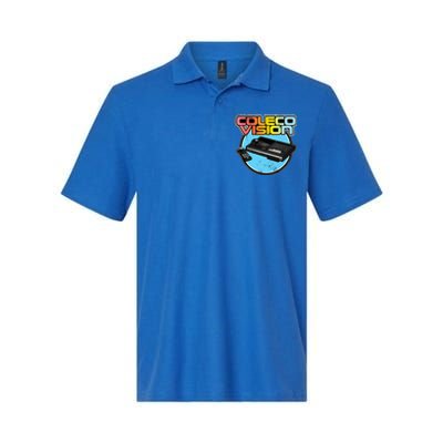 Colecovision Retro Vintage Video Game Gamer Softstyle Adult Sport Polo