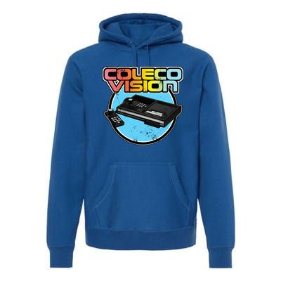 Colecovision Retro Vintage Video Game Gamer Premium Hoodie