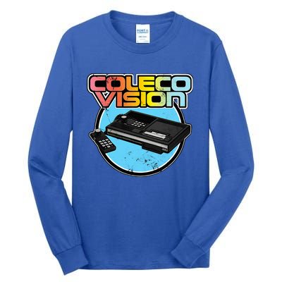 Colecovision Retro Vintage Video Game Gamer Tall Long Sleeve T-Shirt