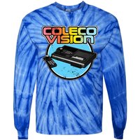 Colecovision Retro Vintage Video Game Gamer Tie-Dye Long Sleeve Shirt