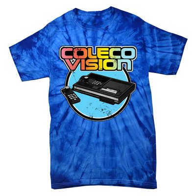 Colecovision Retro Vintage Video Game Gamer Tie-Dye T-Shirt