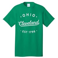 Classic Retro Vintage Cleveland Ohio 1796 Usa Tall T-Shirt