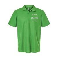 Classic Retro Vintage Cleveland Ohio 1796 Usa Softstyle Adult Sport Polo