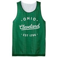 Classic Retro Vintage Cleveland Ohio 1796 Usa Mesh Reversible Basketball Jersey Tank