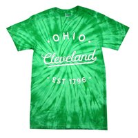 Classic Retro Vintage Cleveland Ohio 1796 Usa Tie-Dye T-Shirt