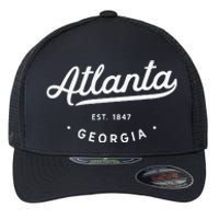 Classic Retro Vintage Atlanta Georgia Usa Atl 1847 Flexfit Unipanel Trucker Cap