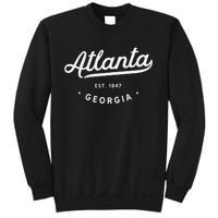 Classic Retro Vintage Atlanta Georgia Usa Atl 1847 Sweatshirt