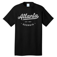 Classic Retro Vintage Atlanta Georgia Usa Atl 1847 Tall T-Shirt