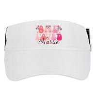 Cute Retro Valentine One Loved Nurse Adult Drive Performance Visor