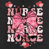 Cute Retro Valentines Day Nurse Heart Ribbon 11oz C Handle Ceramic Mug