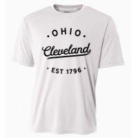 Classic Retro Vintage Cleveland Ohio 1796 USA Novelty Pride Cooling Performance Crew T-Shirt