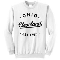 Classic Retro Vintage Cleveland Ohio 1796 USA Novelty Pride Sweatshirt