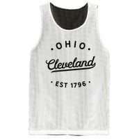 Classic Retro Vintage Cleveland Ohio 1796 USA Novelty Pride Mesh Reversible Basketball Jersey Tank