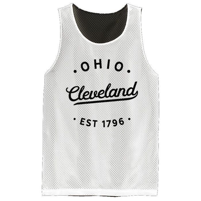 Classic Retro Vintage Cleveland Ohio 1796 USA Novelty Pride Mesh Reversible Basketball Jersey Tank