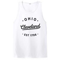 Classic Retro Vintage Cleveland Ohio 1796 USA Novelty Pride PosiCharge Competitor Tank