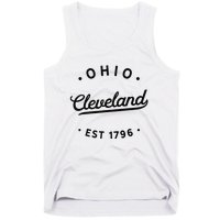 Classic Retro Vintage Cleveland Ohio 1796 USA Novelty Pride Tank Top