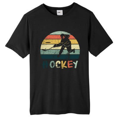 Classic Retro Vintage Style Ice Hockey Gift Street Hockey Gift Tall Fusion ChromaSoft Performance T-Shirt