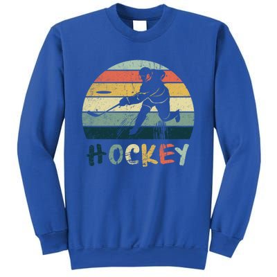 Classic Retro Vintage Style Ice Hockey Gift Street Hockey Gift Sweatshirt