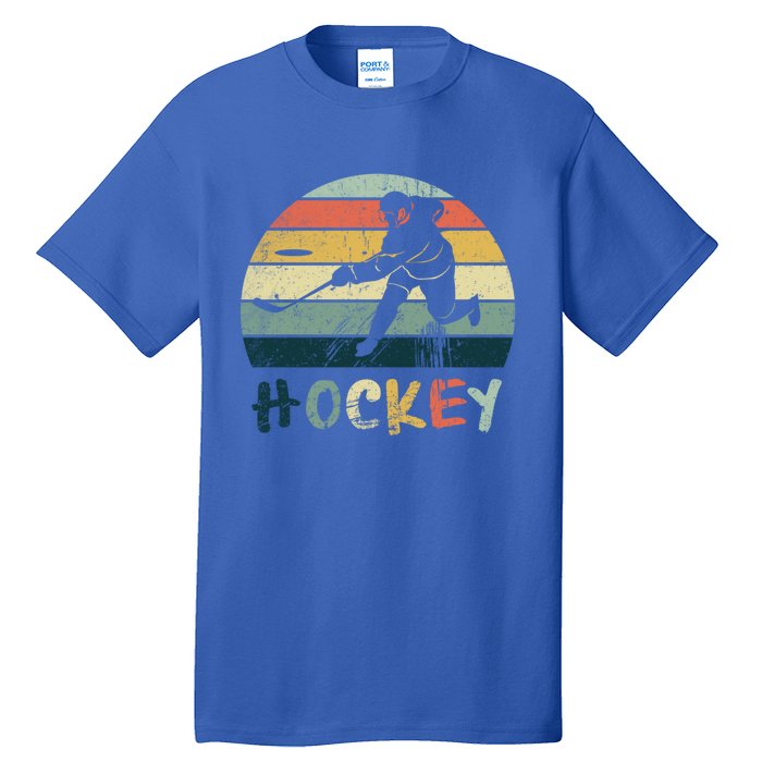 Classic Retro Vintage Style Ice Hockey Gift Street Hockey Gift Tall T-Shirt