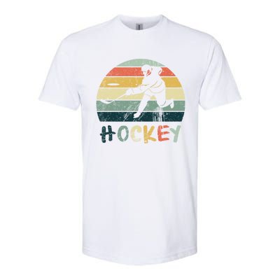 Classic Retro Vintage Style Ice Hockey Gift Street Hockey Gift Softstyle® CVC T-Shirt