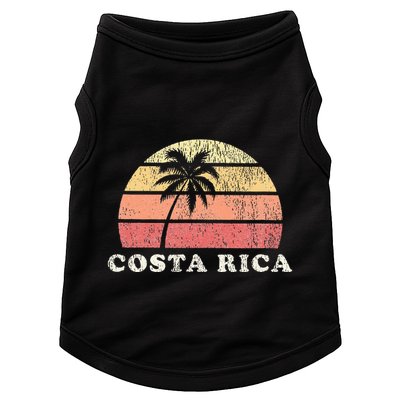 Costa Rica Vintage 70s Retro Throwback Design Doggie Tank