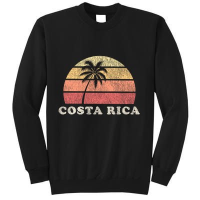 Costa Rica Vintage 70s Retro Throwback Design Sweatshirt