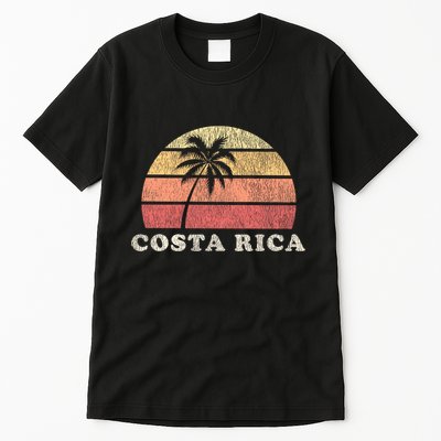Costa Rica Vintage 70s Retro Throwback Design Tall T-Shirt