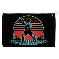 Cricket Retro Vintage Player Coach Gift Grommeted Golf Towel