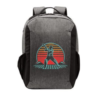 Cricket Retro Vintage Player Coach Gift Vector Backpack