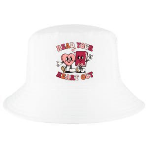 Cute Retro Valentine Read Your Heart Out Book Lover Reading Fan Cool Comfort Performance Bucket Hat