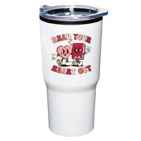 Cute Retro Valentine Read Your Heart Out Book Lover Reading Fan Tumbler