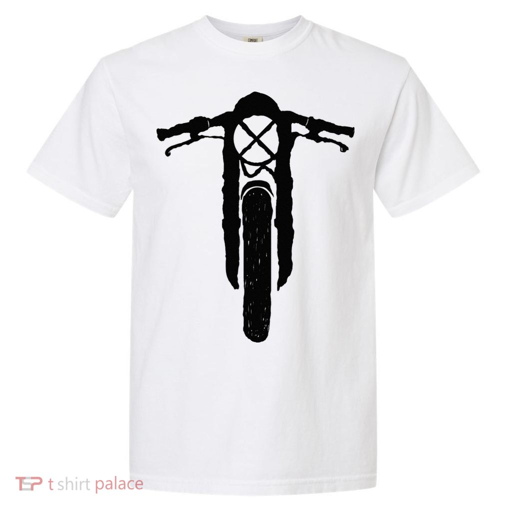 Cafe Racer Vintage Motorcycle Scrambler Retro Bike Garment-Dyed Heavyweight T-Shirt