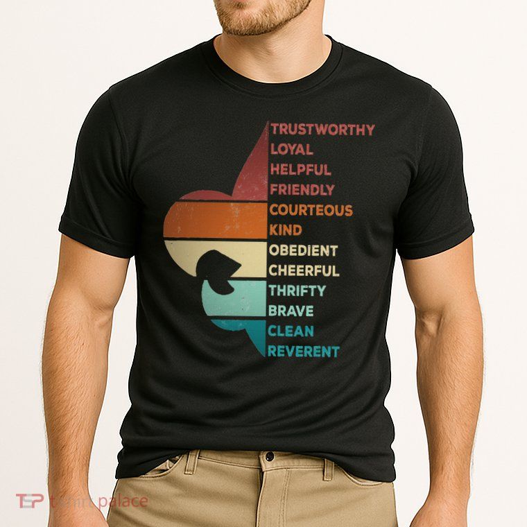Cool Retro Vintage Style Scouting Law Performance Shirt