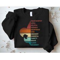 Cool Retro Vintage Style Scouting Law Sweatshirt