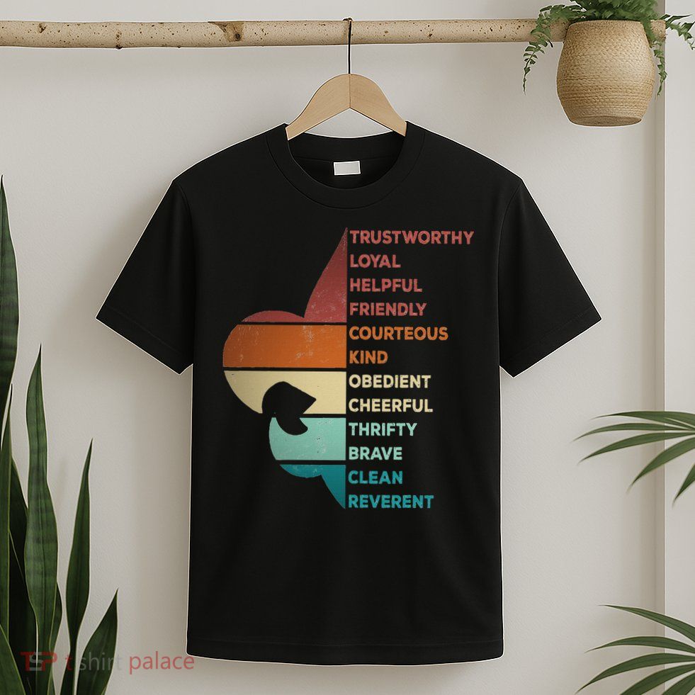 Cool Retro Vintage Style Scouting Law T-Shirt