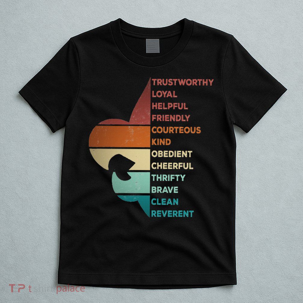 Cool Retro Vintage Style Scouting Law T-Shirt
