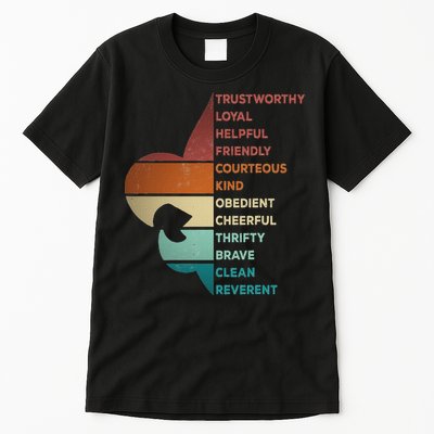 Cool Retro Vintage Style Scouting Law Tall T-Shirt