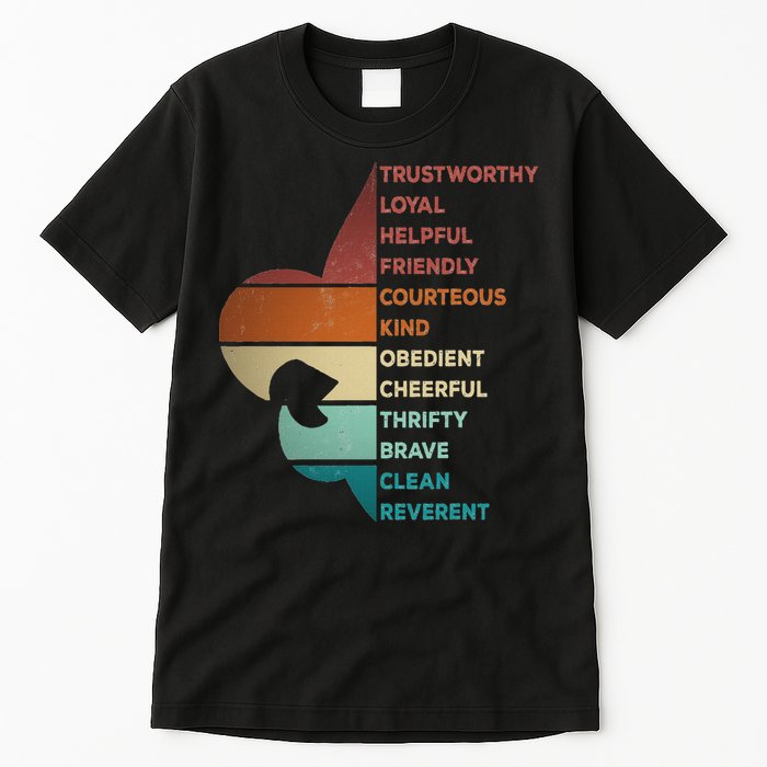 Cool Retro Vintage Style Scouting Law Tall T-Shirt