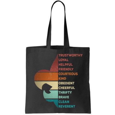 Cool Retro Vintage Style Scouting Law Bag