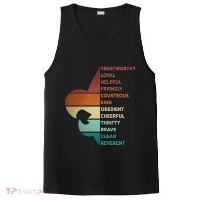 Cool Retro Vintage Style Scouting Law PosiCharge Competitor Tank