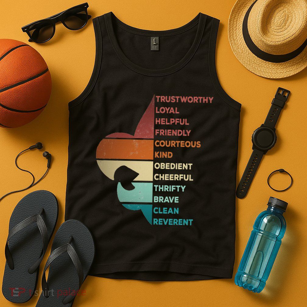 Cool Retro Vintage Style Scouting Law Tank Top