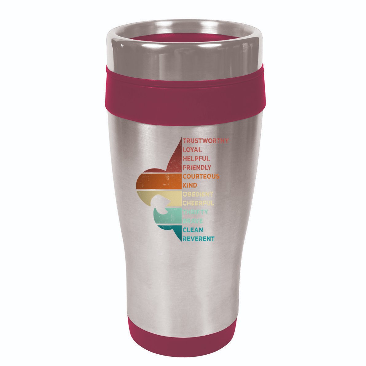Cool Retro Vintage Style Scouting Law 16oz Travel Tumbler
