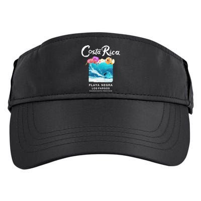 Costa Rica Vintage Surfing Gift Adult Drive Performance Visor