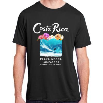 Costa Rica Vintage Surfing Gift Adult ChromaSoft Performance T-Shirt