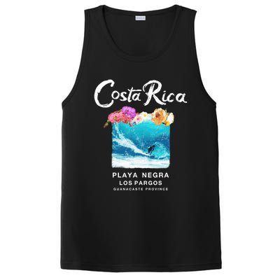 Costa Rica Vintage Surfing Gift PosiCharge Competitor Tank