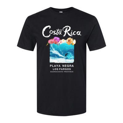 Costa Rica Vintage Surfing Gift Softstyle CVC T-Shirt