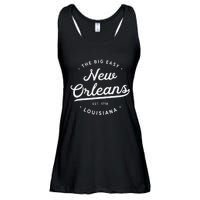 Classic Retro Vintage New Orleans Louisiana Big Easy Nola Ladies Essential Flowy Tank