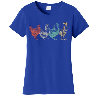 Chicken Retro Vintage Poultry Farmer Women Men Farm Lover Gift Women's T-Shirt